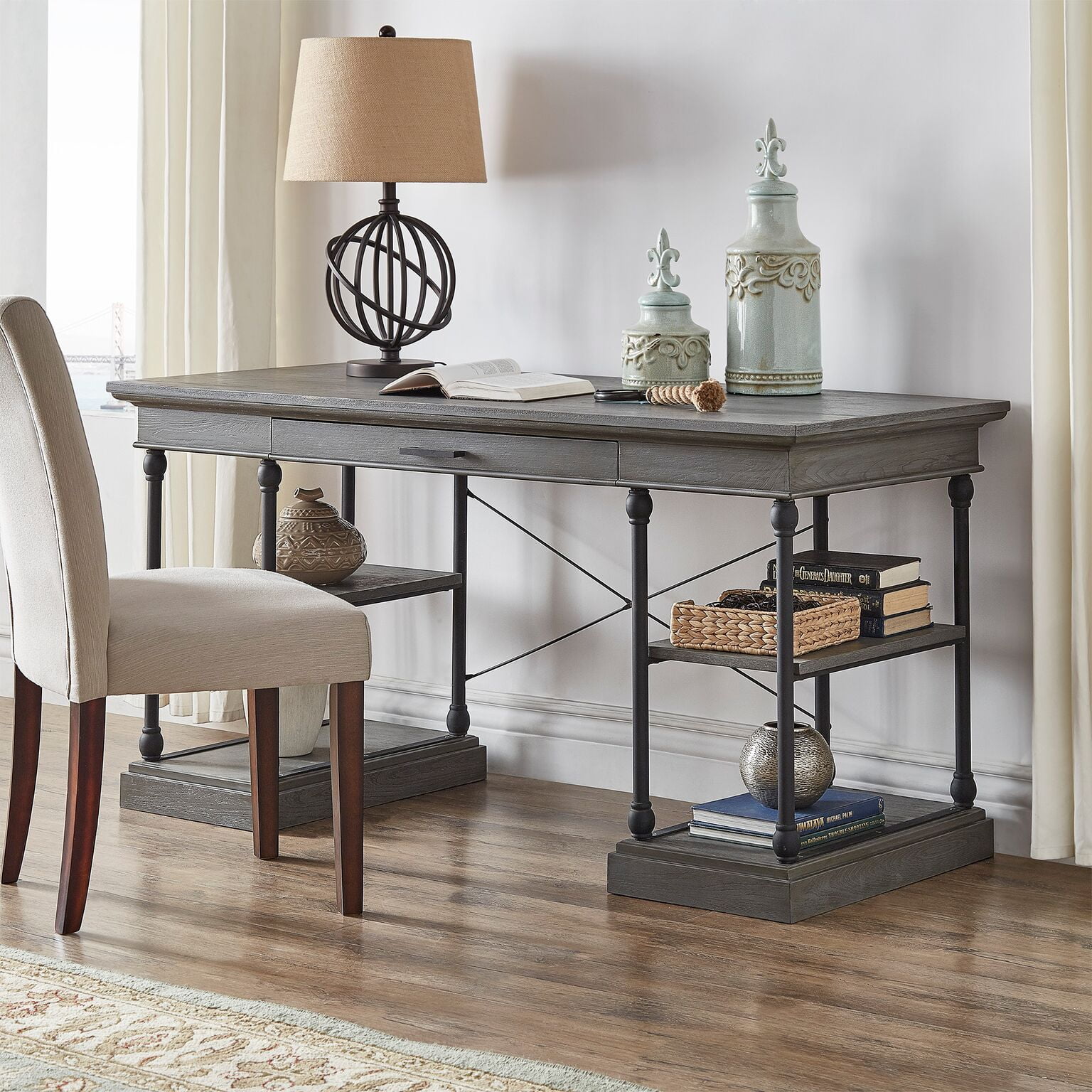 Poynor solid wood desk outlet