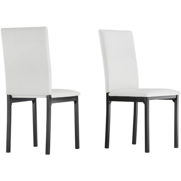Weston Home Chelsea Lane Dining Chair, Set of 2, White
