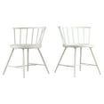 thumbnail image 1 of Weston Home Chelsea Low Back Metal and Wood Dining Chair, Set of 2, White, 1 of 6