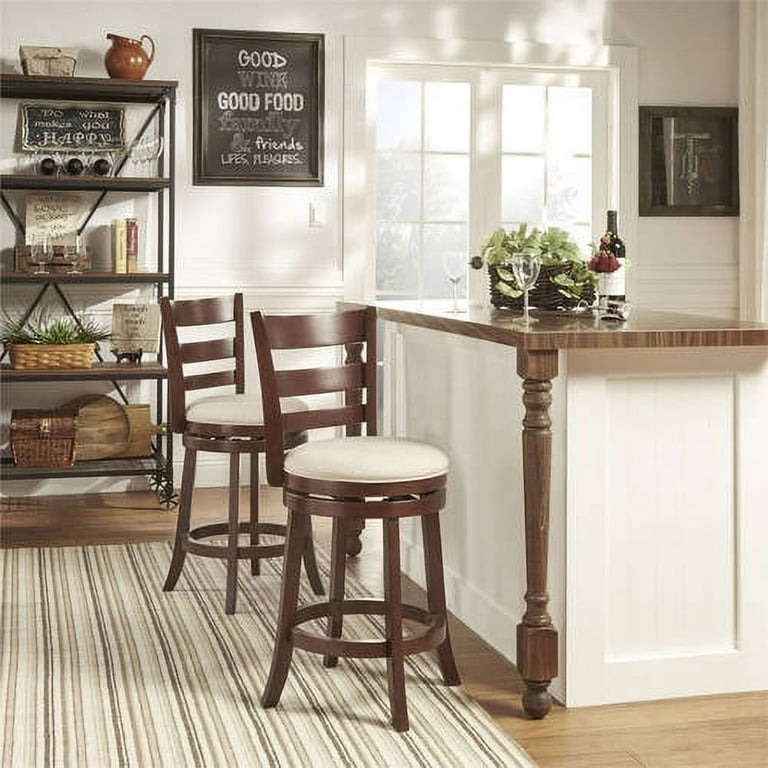Cherry counter 2024 height stools
