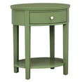 thumbnail image 1 of Weston Home Easley Circle End Table With Drawer And Lower Storage, Meadow Green, 1 of 8
