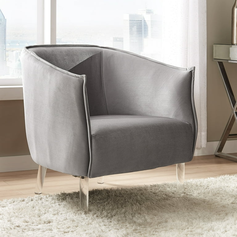Silver barrel chair deals
