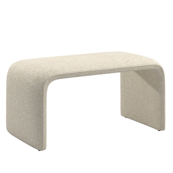 Weston Home Gerace Contemporary Bentwood Ottoman