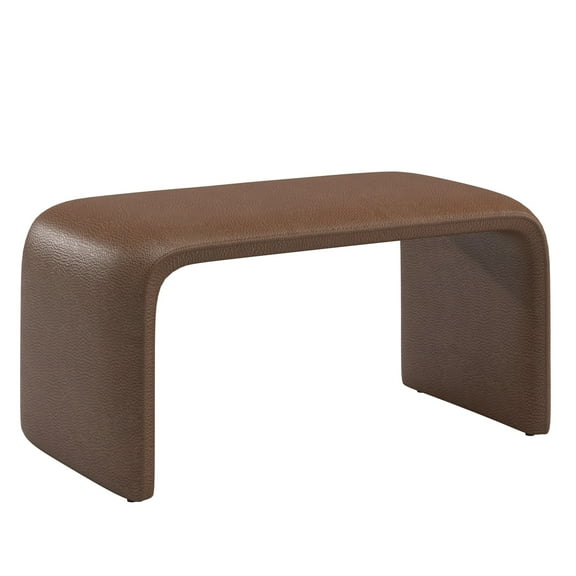 Weston Home Gerace Contemporary Bentwood Ottoman