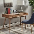 thumbnail image 1 of Weston Home Jackson Wood 3-Drawer Writing Desk, 1 of 6