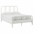 thumbnail image 1 of Weston Home Leona Metal Spool Panel Full Bed, White, 1 of 8