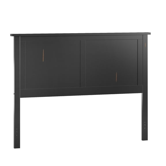Weston Home Mission Full Modern Panel Headboard, Black