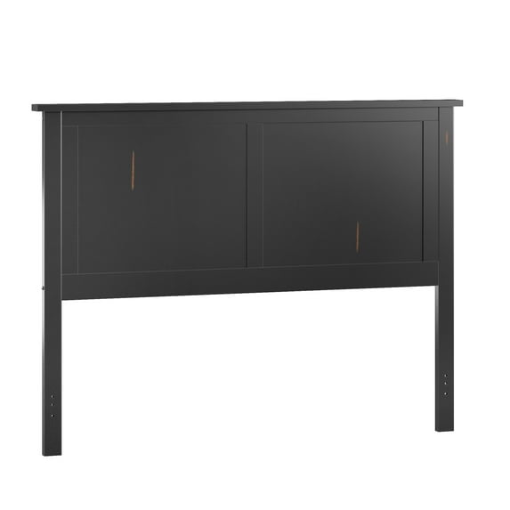Weston Home Mission Full Modern Panel Headboard, Black