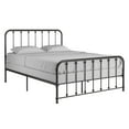 thumbnail image 1 of Weston Home Montgomery Spindle Metal Platform Bed, Queen, Black, 1 of 6