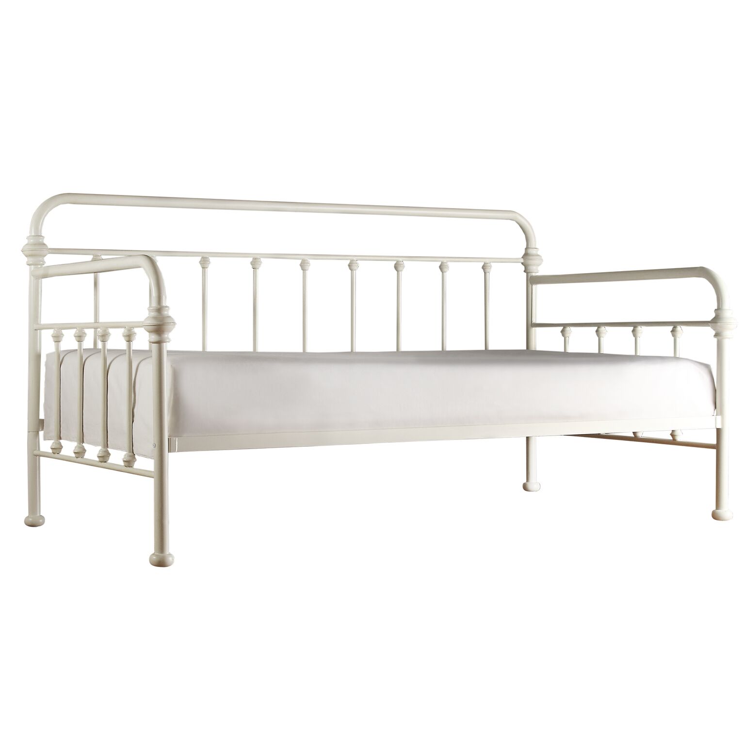 Weston Home Nottingham Metal Twin Daybed, Antique White - image 1 of 7