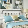 thumbnail image 1 of Weston Home Nottingham Spindle Metal Full Headboard, Frost Grey, 1 of 2