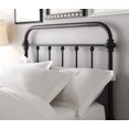 thumbnail image 1 of Weston Home Nottingham Spindle Metal Twin Headboard, Antique Dark Bronze, 1 of 6