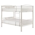 thumbnail image 1 of Weston Home Visalia Kids Convertible Metal Full over Full Bunk Bed, White, 1 of 8