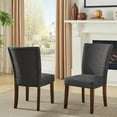 thumbnail image 1 of Weston Home Wingston Dining Chair, Set of 2, Black, 1 of 5