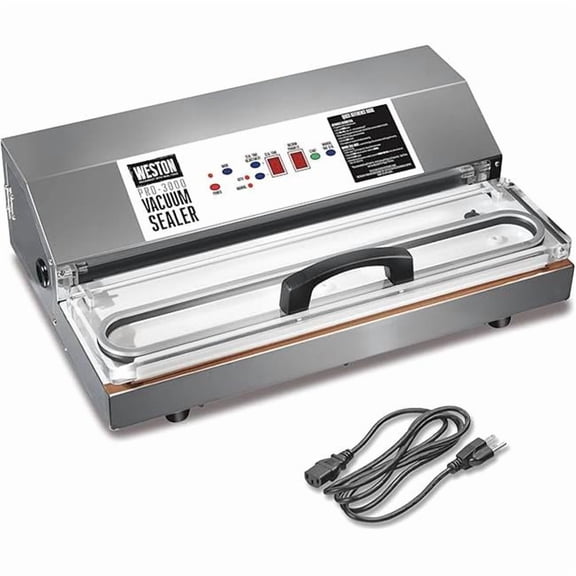 Weston Pragotrade USA 65-0420-W Pro-3000 Stainless Steel Vacuum Sealer Machine, ETL