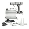 thumbnail image 1 of Weston Pro Series Electric Meat Grinder, Commercial Grade, 1120 Watts, 1.5 HP, 14lbs. Per Minute, Stainless Steel, 1 of 9