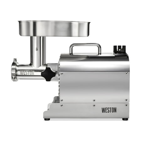 Weston Pro Series #8 Meat Grinder - .75 HP - STAINLESS STEEL