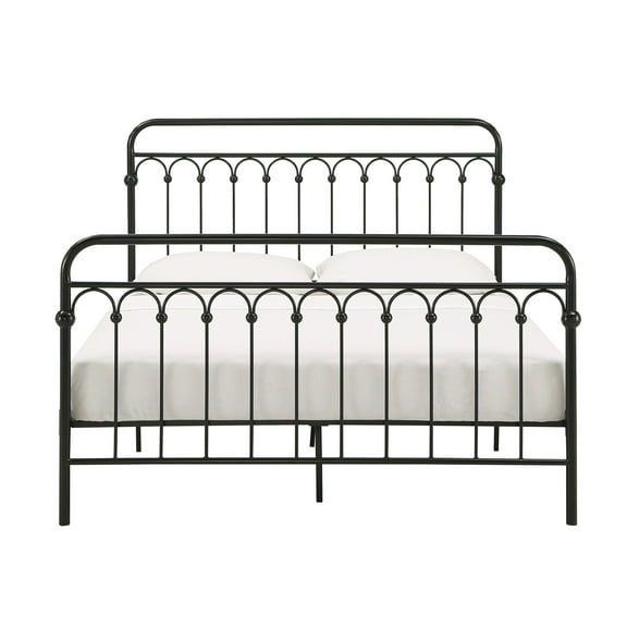 Weston Queen Home Gabrielle Metal Arches Platform Bed, Black