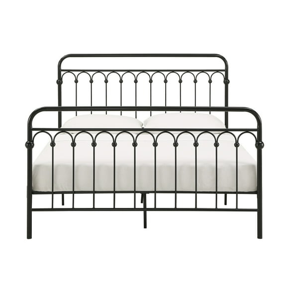 Weston Queen Home Gabrielle Metal Arches Platform Bed, Black
