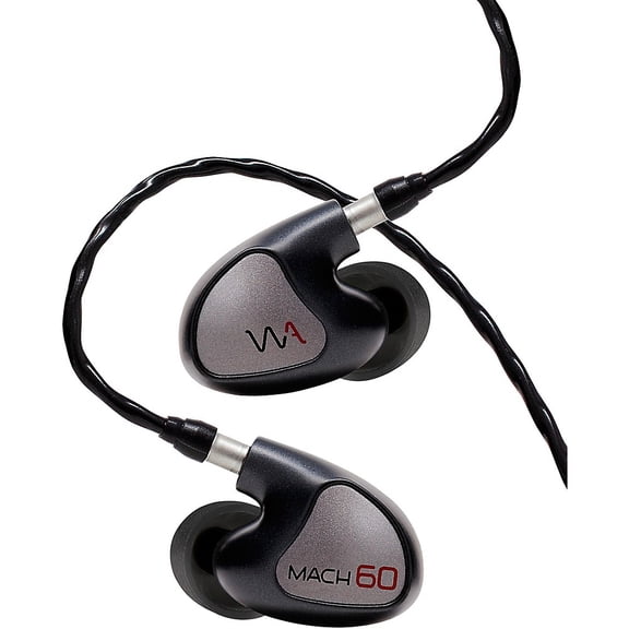 Westone Audio MACH 60 Universal IEM Wired Earbuds with Pelican Case, Black