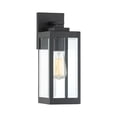 thumbnail image 1 of Westover 1-Light Earth Black Outdoor Wall Lantern, 1 of 5