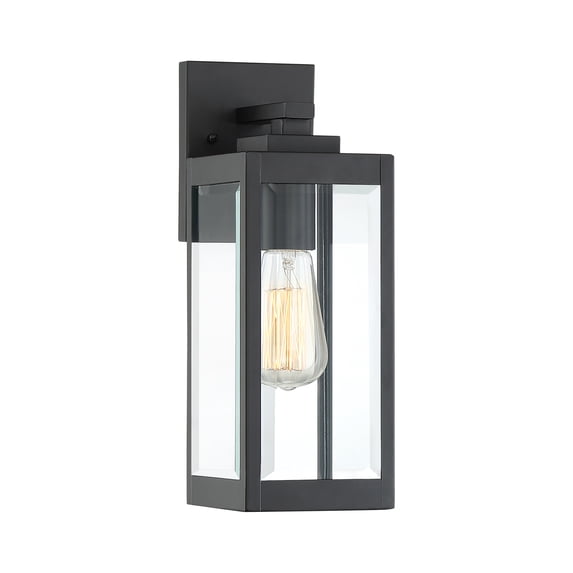 Westover 1-Light Earth Black Outdoor Wall Lantern