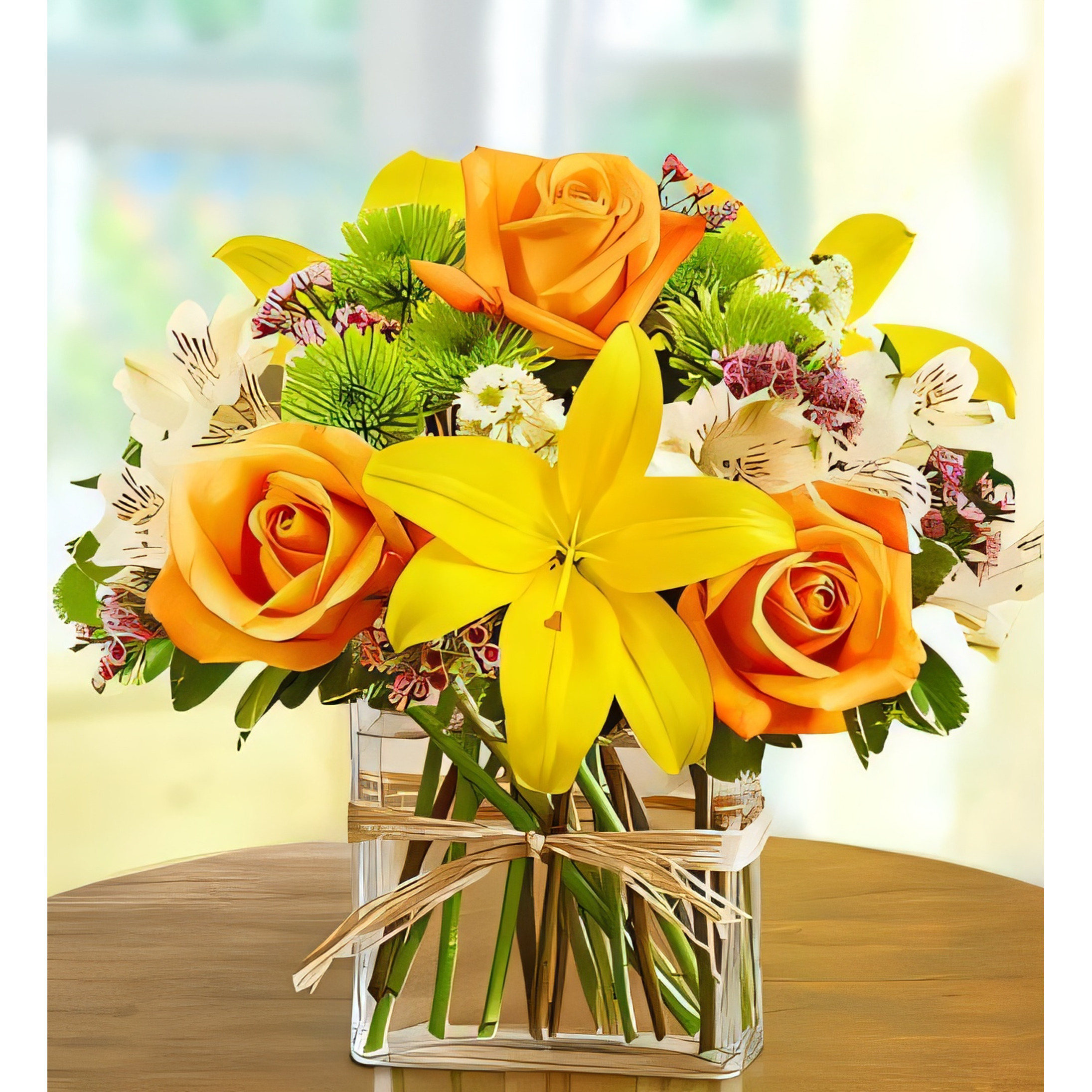 Westpark Flowers Floral Concepts Fields of Europe in Rectangle Vase