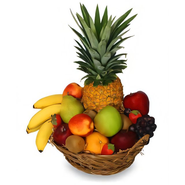 Westpark Flowers Floral Concepts Premium Fruit Basket with Pineapple