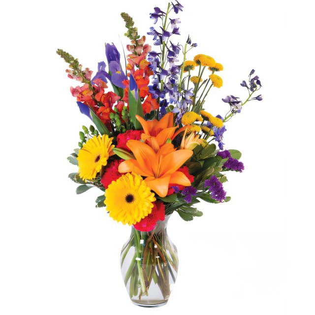 Westpark Flowers Floral Concepts Vibrant Meadow Flower Arrangement