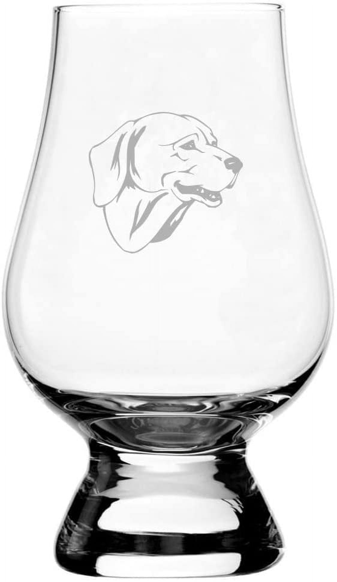 Westphalian Dachsbracke Dog Themed Etched 6.5oz Glencairn Whisky Glass