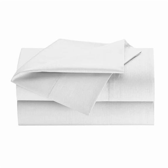 Westpoint Home Fitted Sheet,80 in L,Fresh White 1A30180