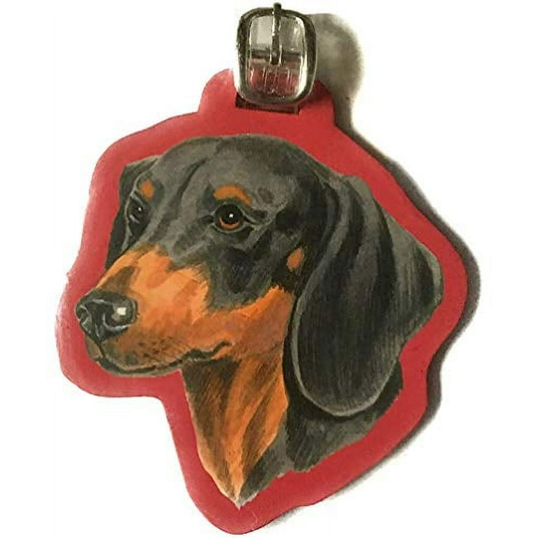 Dachshund luggage tag sales