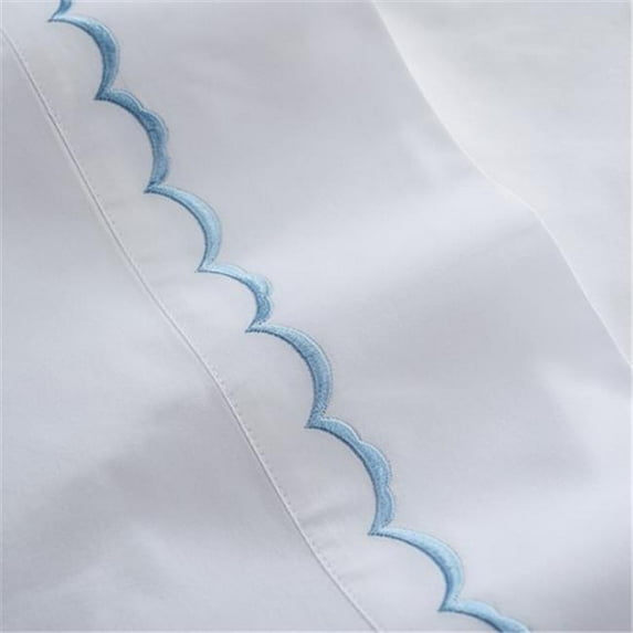 Westport Home 4-Piece Scallop Sheet Set
