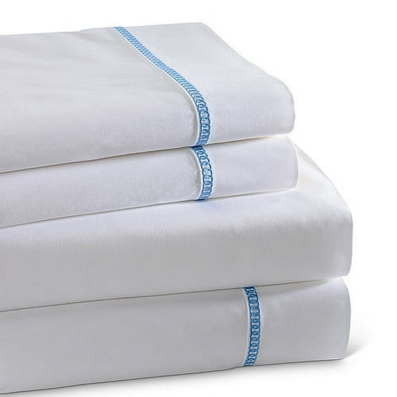 Westport Home Circle Link 300 Thread Count 100pct Cotton Sheet Set
