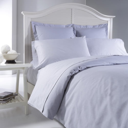 Westport Linens Oxford Chambray Cotton Yarn Dyed 3-piece Duvet Cover Set