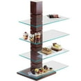 thumbnail image 1 of Westport Pillar Riser, Darkwood - 9 x 9 x 32.5 in., 1 of 1