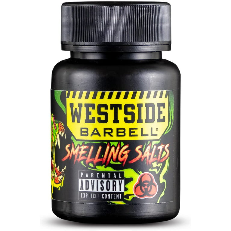 Westside Barbell Smelling Salts, Ammonia Inhalant for Athletes, Weight  Lifting, Power Lifting, Increase Focus and Alertness (2 Oz, 1 Pack)