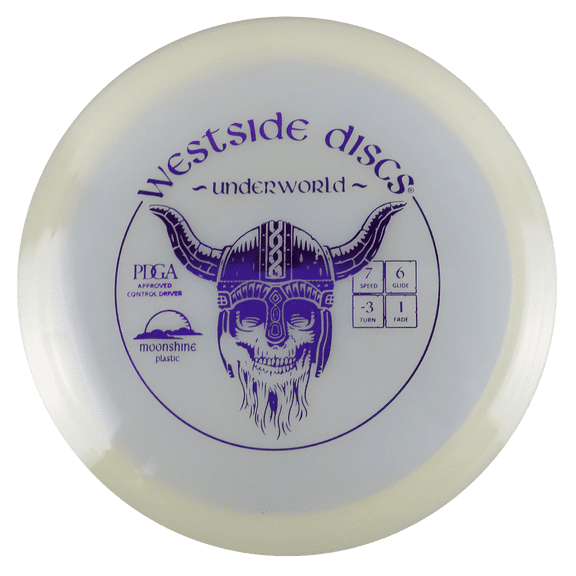 Westside Discs Moonshine VIP Underworld 170-172g Fairway Driver Golf Disc [Colors may vary] - 170-172g