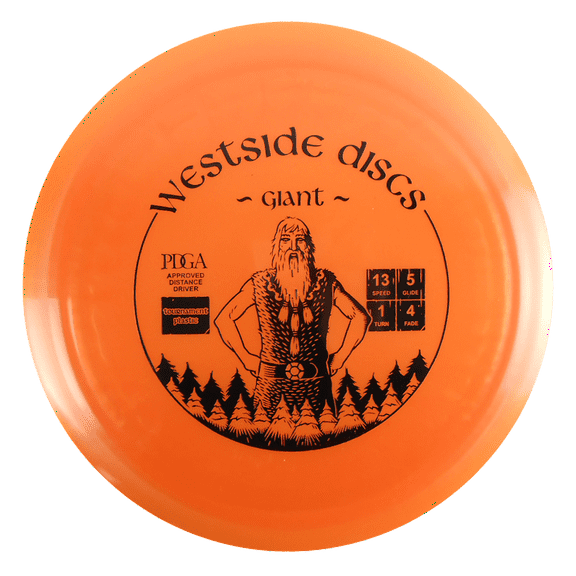 Westside Discs Tournament Giant 165-169g Distance Driver Golf Disc [Colors may vary] - 165-169g