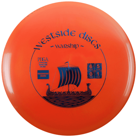 Westside Discs Tournament Warship 173-176g Midrange Golf Disc [Colors may vary] - 173-176g