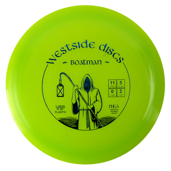 Westside Discs VIP Boatman 173-176g Distance Driver Golf Disc [Colors may vary] - 173-176g
