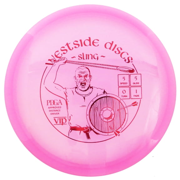 Westside Discs VIP Sling 177-180g Midrange Golf Disc [Colors may vary] - 177-180g