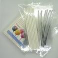 thumbnail image 1 of Weststone - 100pcs 6" Lollipop Sticks + 100 Poly Bags + 100 Silver Twist Ties for Cake Pops, 1 of 1