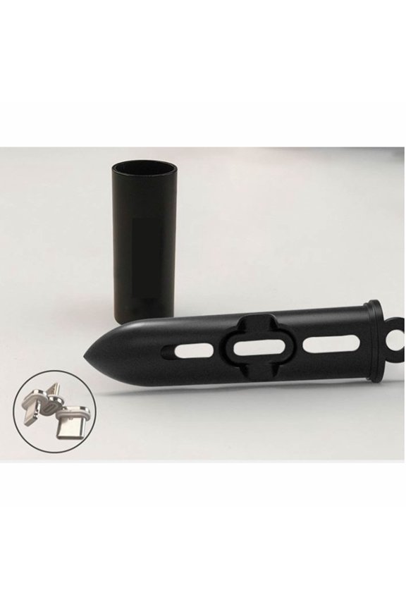 - 1pc charger cable head keychain holder only (No charger head included.)