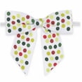thumbnail image 1 of Weststone 50pcs Satin Colorful Dot Bows 3 1/2" Span x 2" Tail, Ribbon Width 1", Pre-Tied Bows or Self-Adhesive Bows, 1 of 2