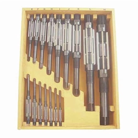 Manufacturer Varies Adjustable Hand Reamer Set,HSS,16 Pcs 4LGU5