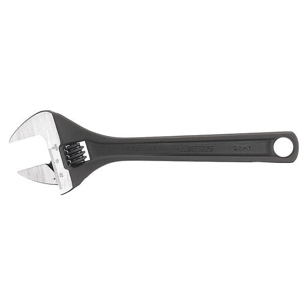 Westward Adj. Wrench,CV Steel,Black Phosphate,6