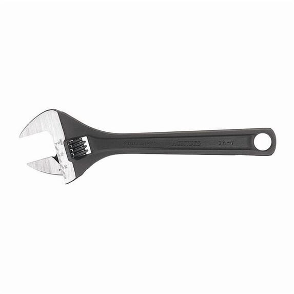 Westward Adj. Wrench,8",1-1/8" Cap.,Black 31D014