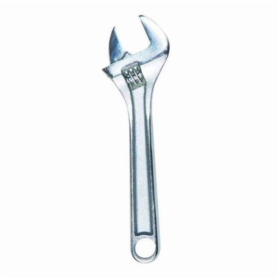 Westward Adj. Wrench,6",15/16" Cap.,Chrome 1NYA2