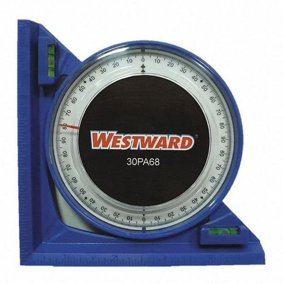 Westward Angle Finder,90 deg.,5 in.,Blue 30PA68